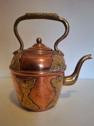 Tetera Vintage Cobre y Latón