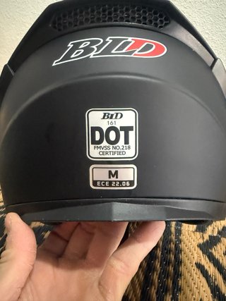 Casco Moto BILD Negro Talla:M