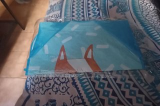 Babero impermeable con dibujo de zorro