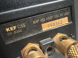 Altavoces KEF C55