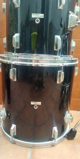 Batería Acústica HOHNER Negra modelo antiguo