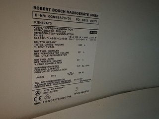 Nevera Bosch KGN39A73 A RECOGER EN ALPICAT