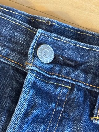 Denim Shorts Levi’s 501 size W 33 Blu