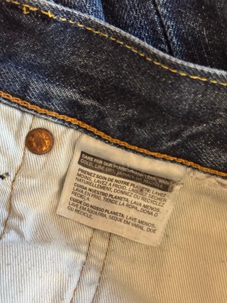 Denim Shorts Levi’s 501 size W 33 Blu