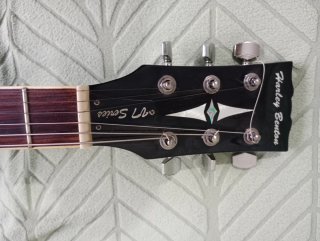 Guitarra Harley Benton HB-35 BK Zurda (zurdos)