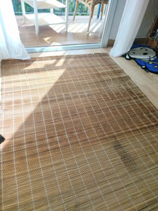 2 estores IKEA madera