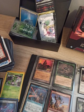 Collezione Carte Pokemon Magic + Box Star Wars tcg
