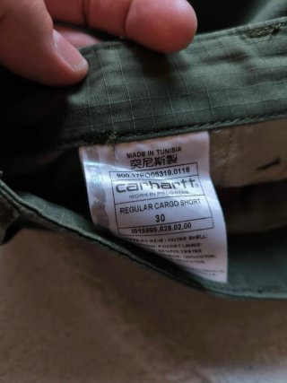Pantalón corto Carhartt verde