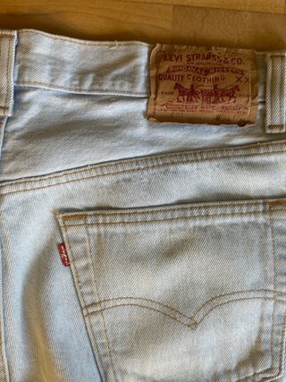 Shorts Levi's Denim Azzurri size W 34 made USA