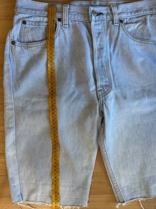 Shorts Levi's Denim Azzurri size W 34 made USA