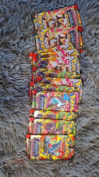 12 Packs Cartas Pokémon Fuego Fantasmal