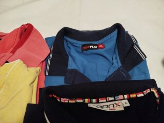5 camisetas hombre, talla L. Varias marcas y color
