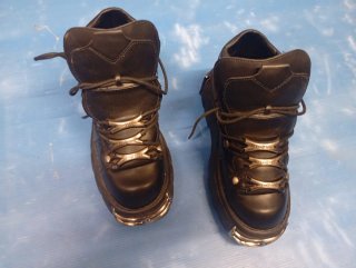 Botas tipo New Rock Plataforma Veganas Cuero