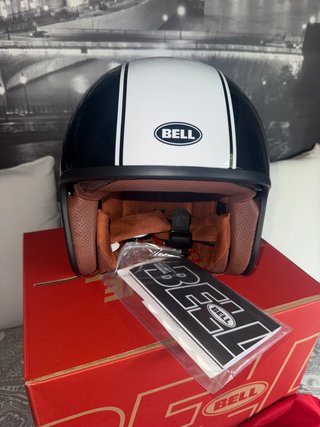 Casco Bell TX 501 rally M blanco negro Moto Nuevo