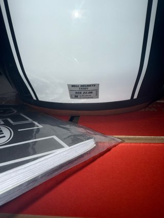 Casco Bell TX 501 rally M blanco negro Moto Nuevo