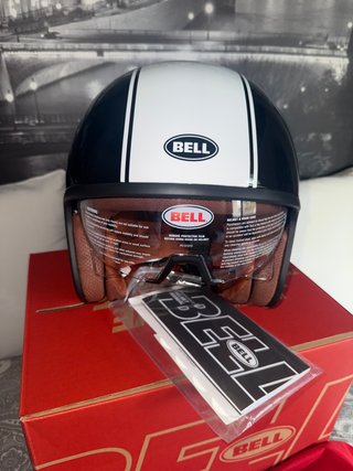 Casco Bell TX 501 rally M blanco negro Moto Nuevo
