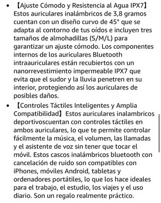 Auriculares Bluetooth A3 True Wireless