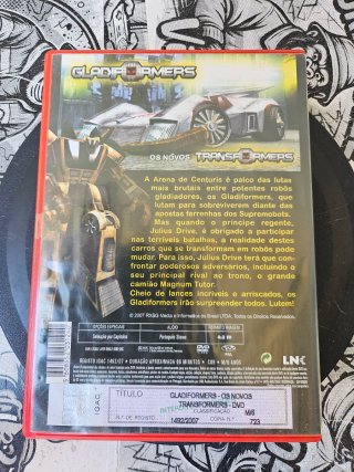 DVD Gladiformers: Os Novos Transformers
