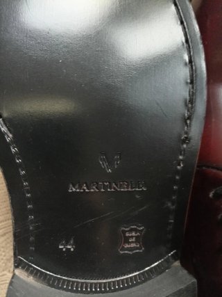 Zapatos de vestir Martinelli burdeos talla 44
