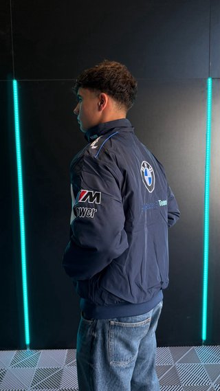Chaqueta BMW Petro-Oni Azul y Blanca