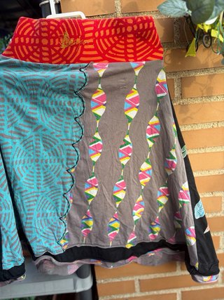 Falda Desigual Estampada