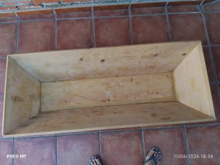 Artesa de madera maciza