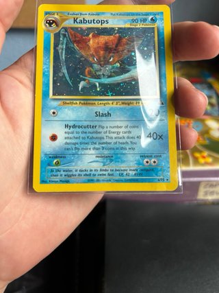 Carta Pokémon Kabutops Neo Discovery Holo Rare