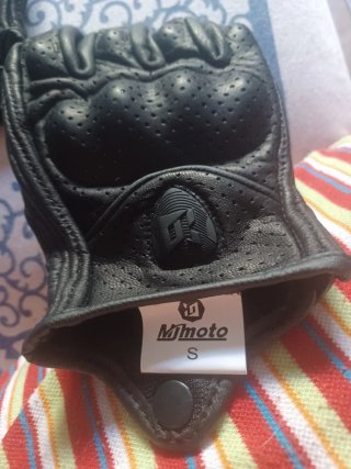 Guantes de moto negros