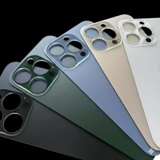 Cover posteriore iPhone 13 PRO MAX in cristallo + adesivo