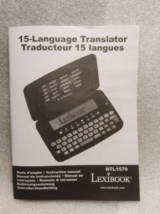 Traduttore Lexibook 15 lingue
