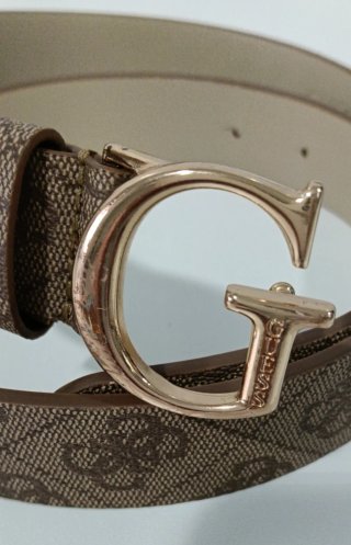 Cinturón Guess Marrón y Dorado T 85