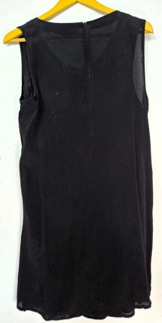Vestido Cortefiel negro M tachuelas