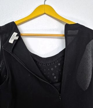 Vestido Cortefiel negro M tachuelas