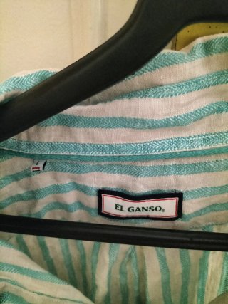 Camisa El Ganso Rayas Talla L