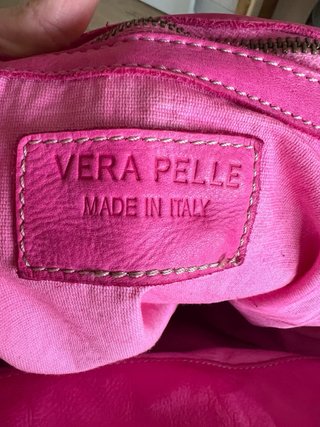 Bolso Piel Lavada Rosa