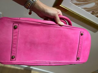Bolso Piel Lavada Rosa