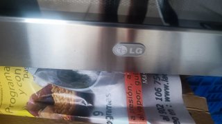 Microondas LG plateado