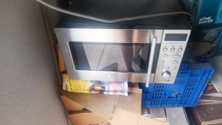 Microondas LG plateado