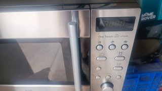 Microondas LG plateado