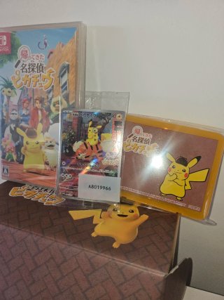 Juego Detective Pikachu + Carta Sellado