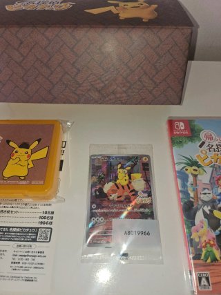 Juego Detective Pikachu + Carta Sellado