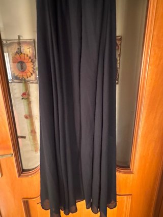 Abito lungo Cherry moda nero taglia unica