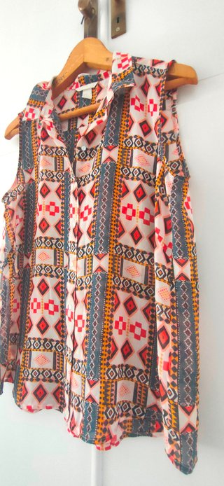 Blusa H&M Estampado Étnico