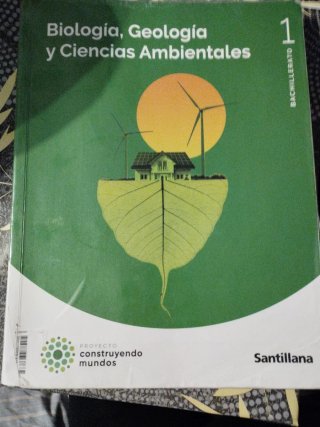 Biología, Geología y Ciencias Ambientales 1 Bac...
