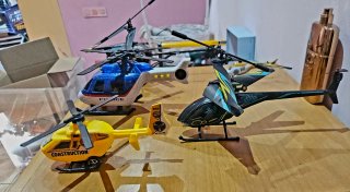 Lote 6 Helicópteros Juguete
