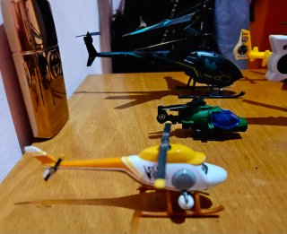 Lote 6 Helicópteros Juguete
