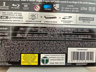 Zack Snyder's Justice League 4K UHD + Blu-ray