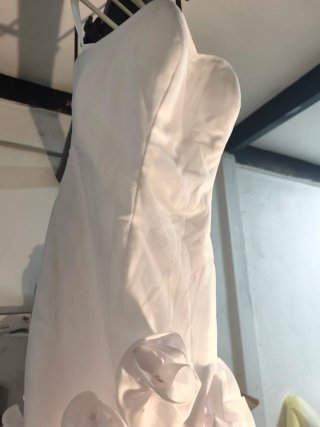Talla S Vestido fiesta Flores 3D
