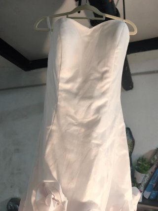 Talla S Vestido fiesta Flores 3D