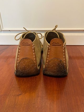 Clarks Desert Boots Beige Scamosciate